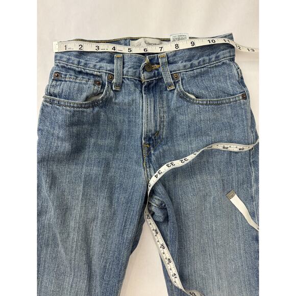 Levi's 569 Loose Straight Jeans Grunge Baggy Relaxed Light Wash Kids Size 10 S - Picture 2 of 12